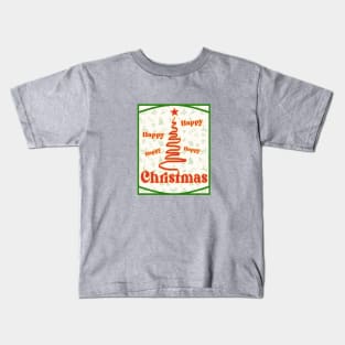 Happy Christmas Logo V.2 Kids T-Shirt